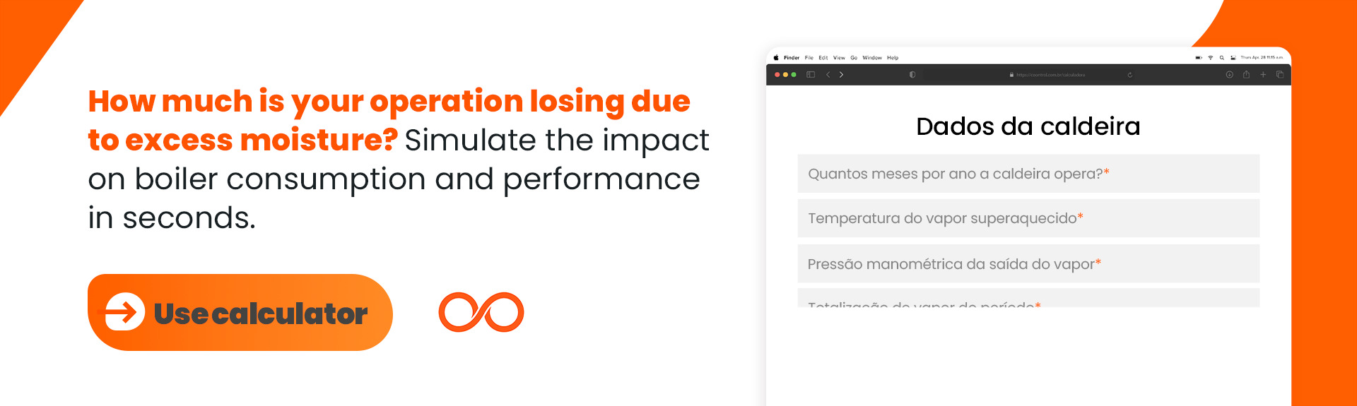 Quer saber a eficiência da sua caldeira?